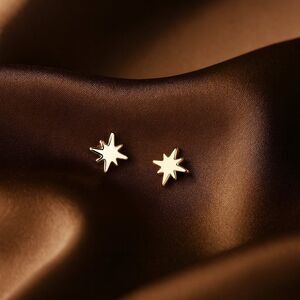 Stunning Gold Star Stud Earrings – Minimalist Dainty Jewelry for Everyday Wear